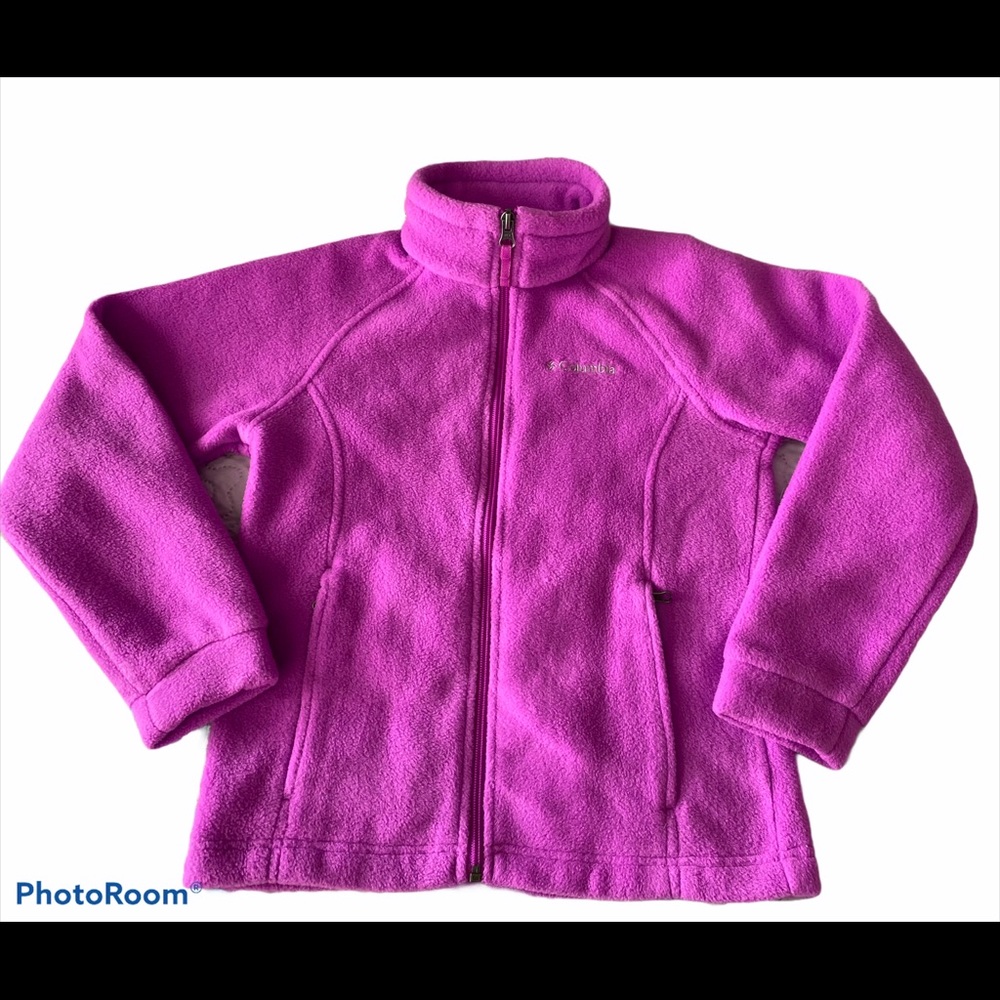 Columbia Kids Fleece Jacket purple size small